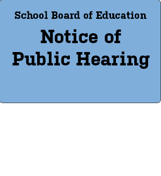  Graphic stating Public Hearing Notice